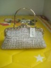 2012 hot style of aluminum diamond evening clutch bag