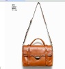 2012 korea new arrival fashionable women leather handbags with shinny color