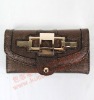 2012 ladies beautiful long wallet B021006 Coffee