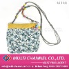 2012 ladies novel handbag with flowers