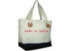 2012 latest design canvas shopping hand bag(KY-00161)