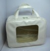 2012 latest fashion design high quality clear pvc hanging cosmetic bags