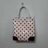 2012 latest fashionable good quality red dot lady handbag
