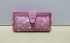 2012 latest finished print pattern cosmetic bag make up bag clutch bag