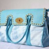 2012 latest hot sale rivet fashoinal bags ladies handbags