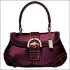 2012 latest style red colour top quality PU ladies handbags