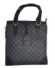 2012 leather bag for man checked style