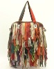 2012 leather tassel lady handbag