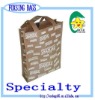 2012 letter pattern non woven t shirt bag