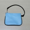2012 most fashion blue PU leather tote bag
