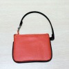 2012 most fashion orange PU leather paris tote bags