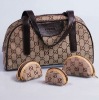 2012 most hot sale fashional design pu leather lady handbag