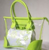 2012 most special big PVC claer handbag patterns free