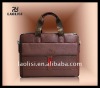 2012 name brand men's leather business bag for laptop