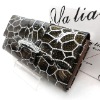 2012 new arrival croco genuine leather wallet with shiny purse