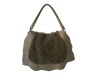 2012 new arrival rabbit fur tote bag