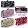 2012 new crystal hard cases evening bags