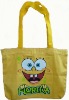 2012 new design folding canvas shopping bag