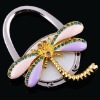 2012 new design folding crystal bag hanger