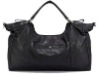 2012 new fashion design pu wowen lady handbag