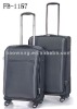 2012 new fashion design wheeled leather luggage