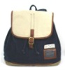 2012 new fashion double shoulder casual cotton canvas drawstring bag
