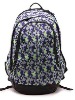 2012 new fashion style item black 600D backpack bag