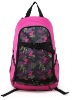 2012 new fashion style item pink nylon laptop backpack