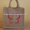 2012 new jute shopping bag with handle