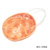 2012 new round clear plastic cosmetic bag with handle