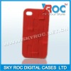 2012 new silicone case with mould carving For Iph 4GS 4G