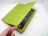 2012 new slim snake line wake/up sleep leather case for pad2