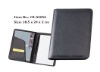 2012 new style black pu a4 folder