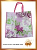2012 new style fashion lamination shopping flower big tote handle bag