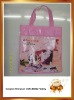 2012 new style fashion pink tree shopping bag nonwove