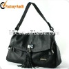 2012 new style genuine leather Lady handbag with adjustable strap of top quality