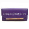 2012 new style handbag purple color with golden accessories