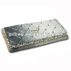 2012 new style handbag rivet design jeans color