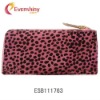 2012 new style hot sell beautiful pink leopard hand purse