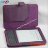 2012 newest book pu leather case for kindle3