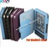 2012 newest book pu leather cover for kindle3