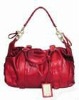 2012 newest design red colour top quality PU ladies handbags