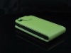2012 newest smooth and high-end PU leather flip case for iphone 4