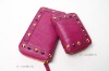 2012 newest studs PU wallet/purse/lady purse
