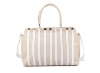 2012 neweste fashion ladies stripe bag