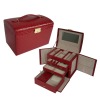 2012 newly designed PU leather cosmetic case box