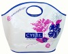 2012 newly designed woven tote bag with handling hole