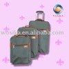 2012 polyester luggage bag trolley 3 pcs set