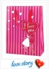 2012 popular love story paper bag