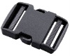 2012 popular plastic product plastic double adjustable insert buckle(K0121)